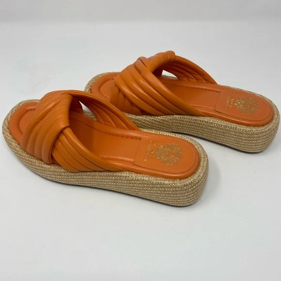 Vince Camuto slide, Apricot, Size 8, attractive, all day comfort, padded footbed - Picture 2 of 9